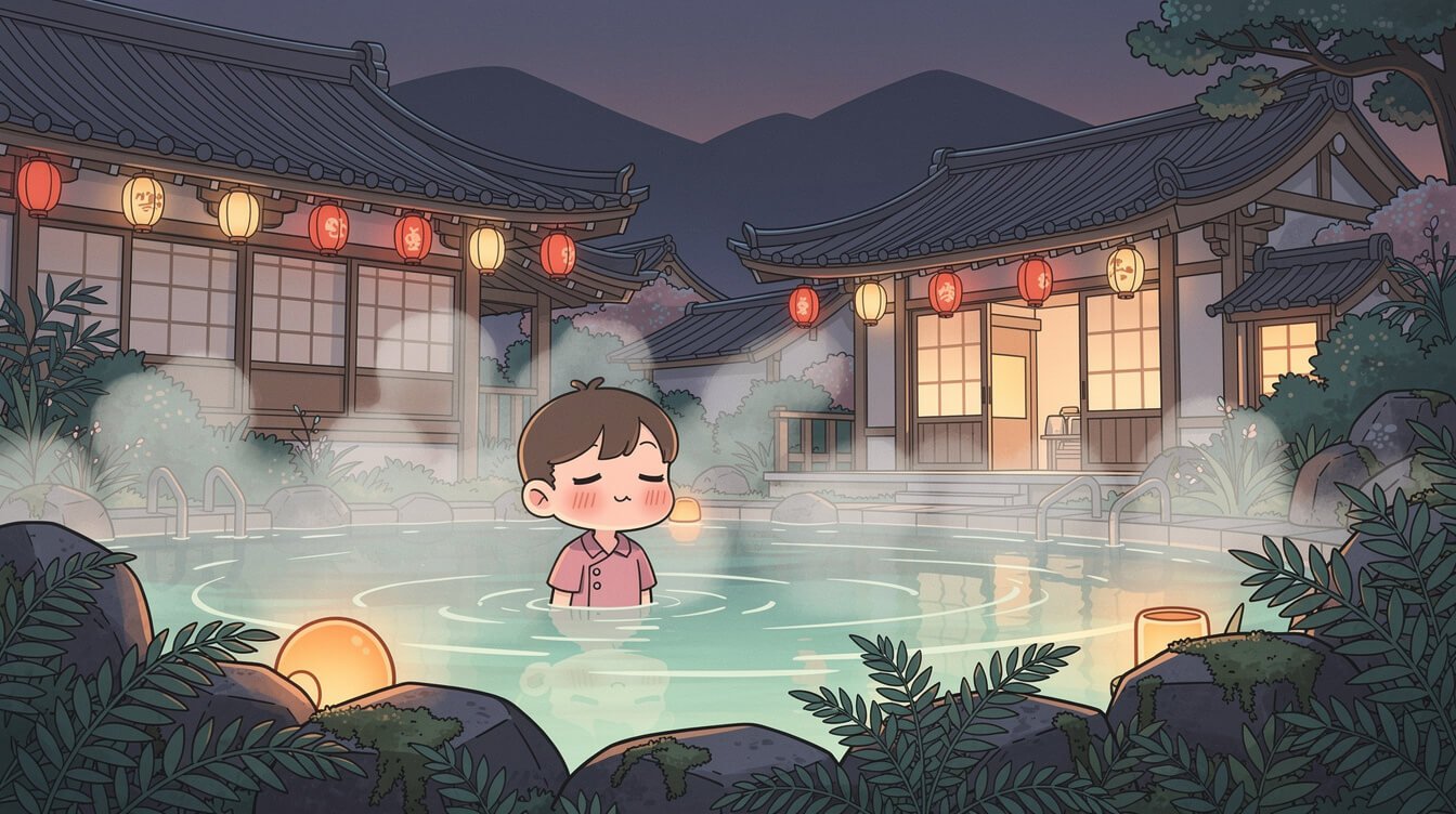 台灣北投溫泉十二月