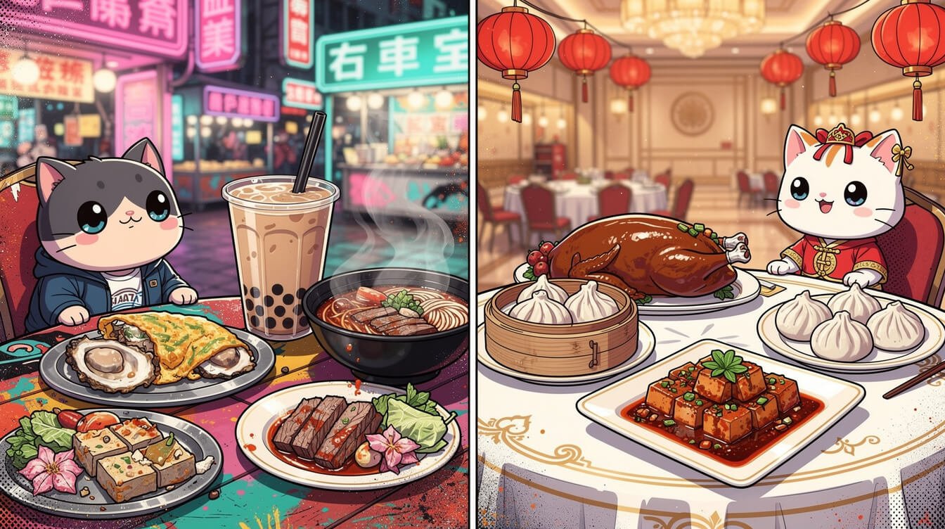 台灣菜 vs 中國菜