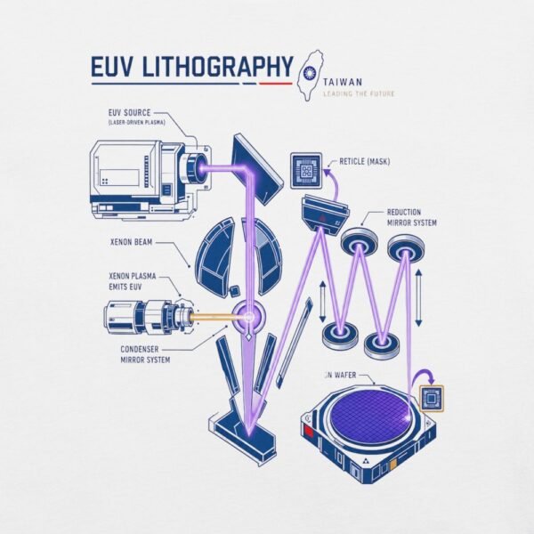 EUV Lithography Taiwan Semiconductor Pride T-Shirt - 9 EUV Lithography Taiwan Semiconductor Pride T-Shirt