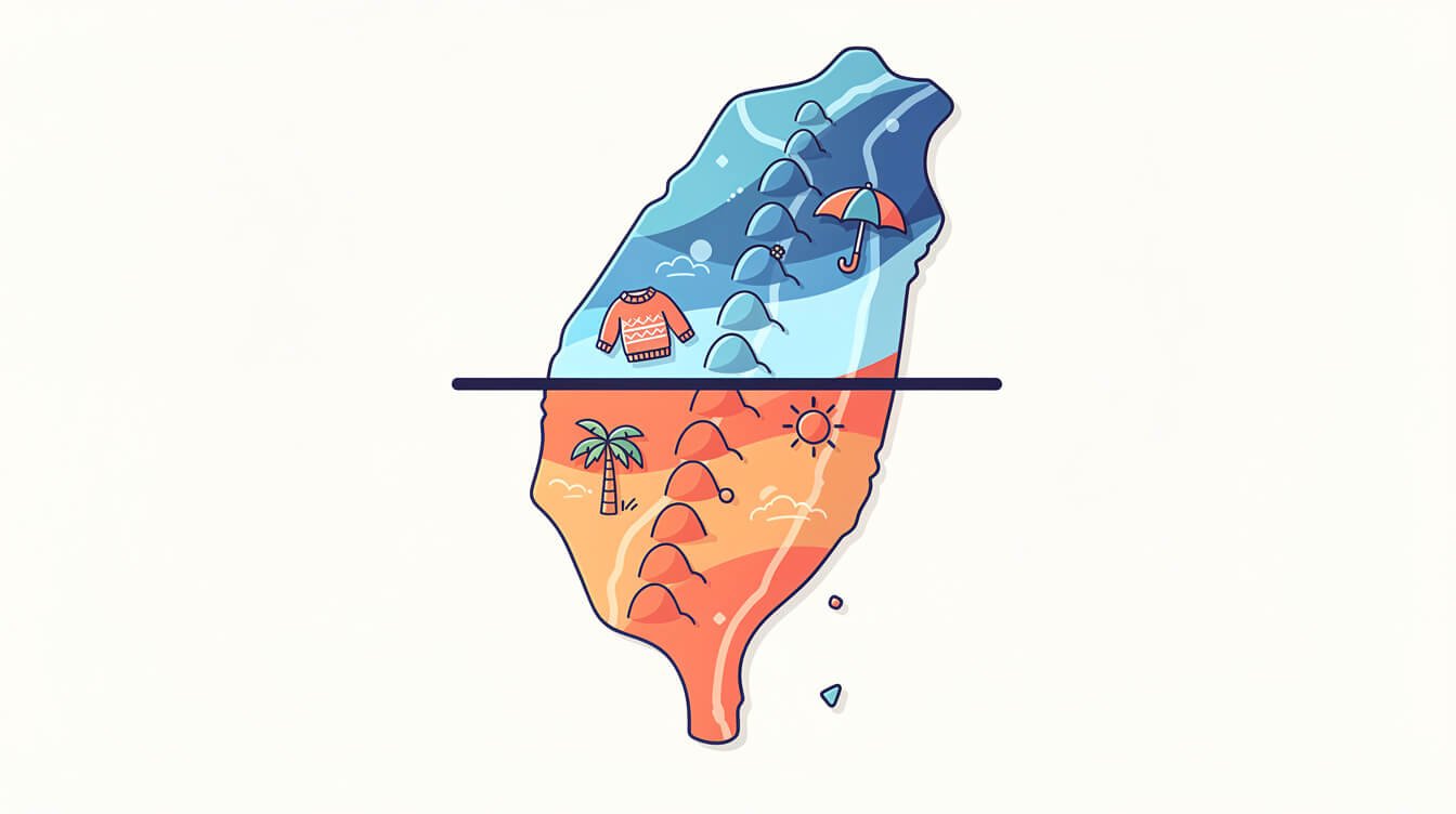 台灣天氣 北迴歸線氣候分水嶺