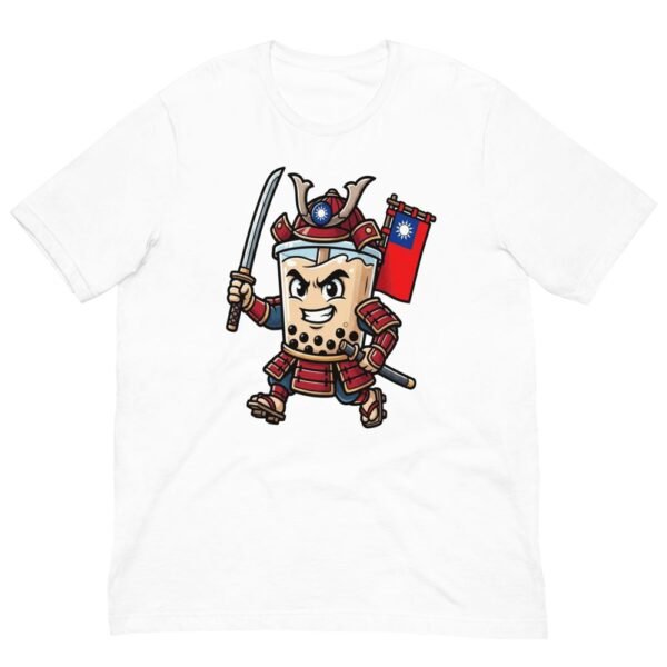 Taiwan Bubble Tea Samurai Warrior T-Shirt - 1 taiwan bubble tea samurai warrior