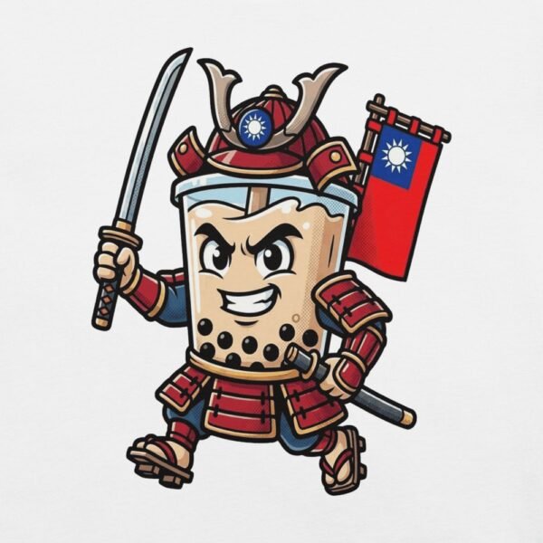 Taiwan Bubble Tea Samurai Warrior T-Shirt - 11 Taiwan Bubble Tea Samurai Warrior T-Shirt