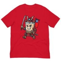 Taiwan Bubble Tea Samurai Warrior T-Shirt