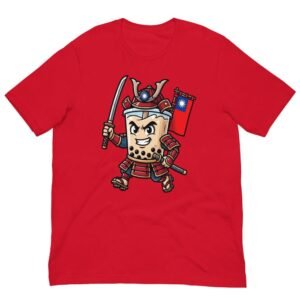 Taiwan Bubble Tea Samurai Warrior T-Shirt