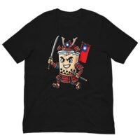 Taiwan Bubble Tea Samurai Warrior T-Shirt