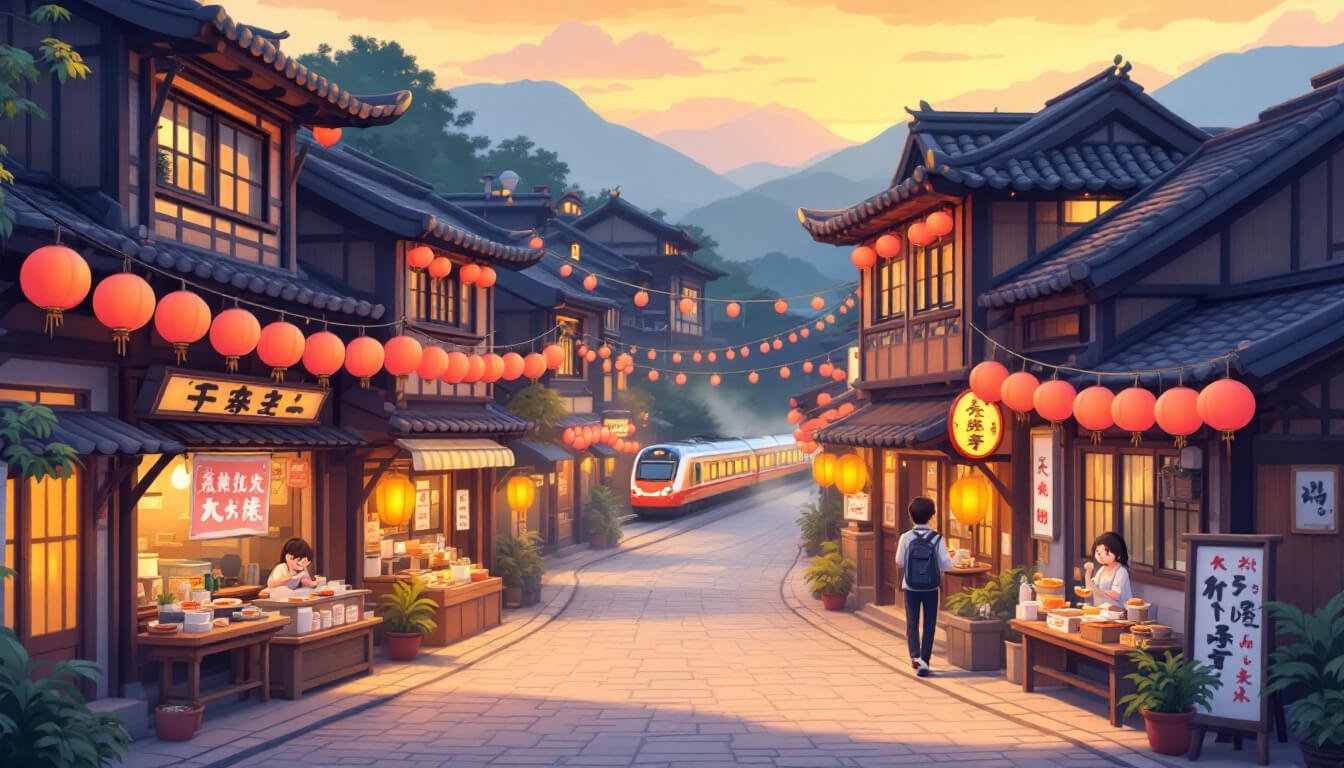 Fenqihu old street guesthouses along the Alishan Forest Railway