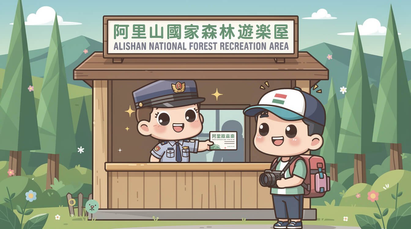 alishan national forest recreation area ticket entrance
