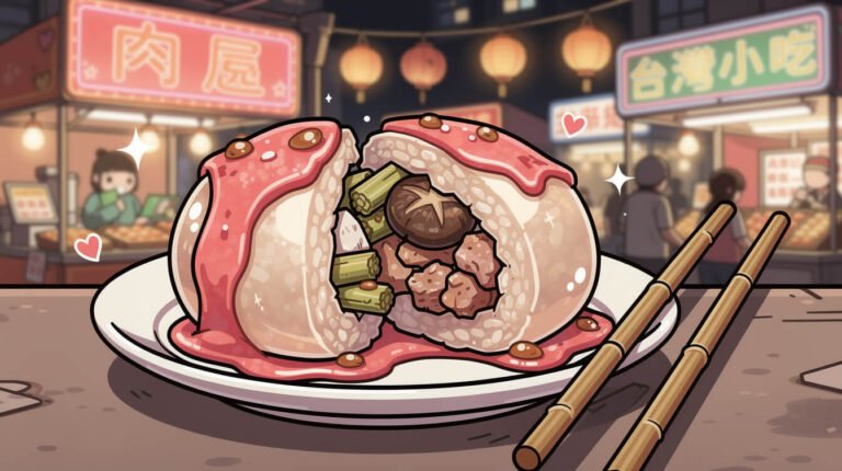 Ba Wan (肉圓): Taiwan’s Translucent Meatball Born From an 1898 Typhoon Relief Kitchen in Changhua