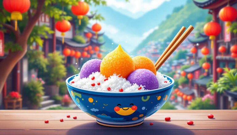 Jiufen Taro Balls (芋圓): The Mountain-Town Dessert That Turns a Root Vegetable Into a Chewy Rainbow
