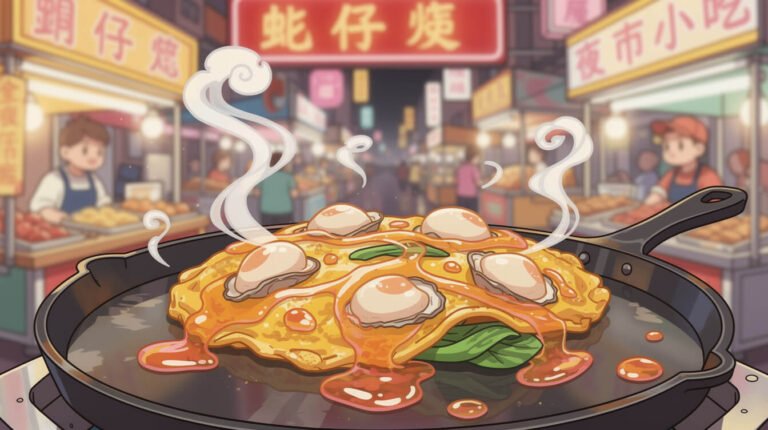 Taiwan Oyster Omelette (蚵仔煎): The Bumpy Night-Market Pancake Every Local Ranks in Their Personal Top Three