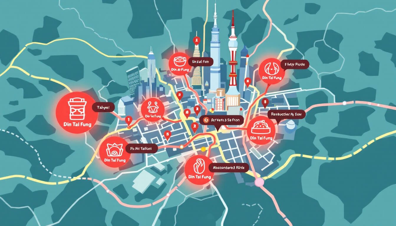 din tai fung taipei locations map