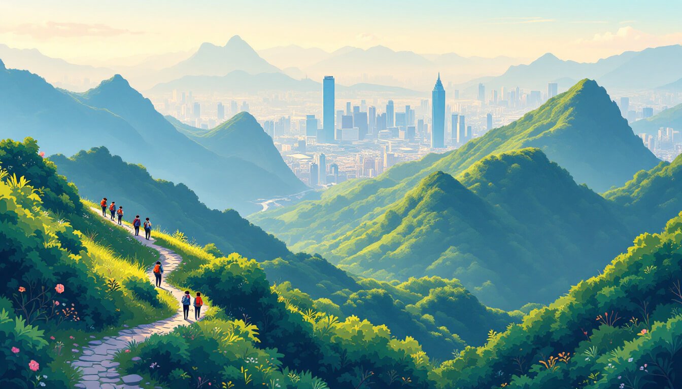 四獸四首山山脊穿越台北信義區