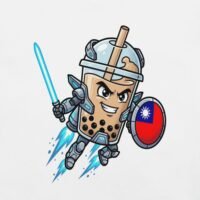 Taiwan Boba Tea Mecha Warrior T-Shirt | Pride Tee
