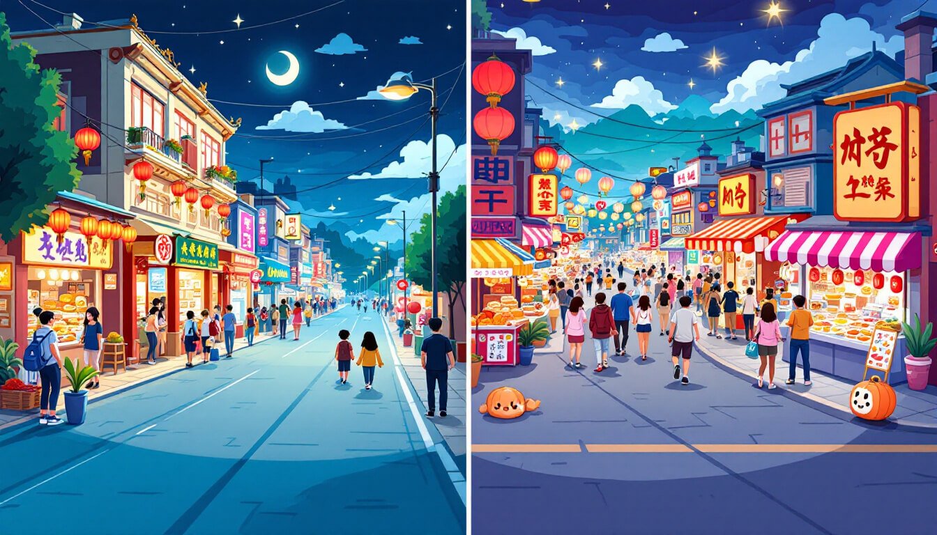 Liuhe vs Ruifeng night market Kaohsiung comparison