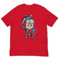 Taiwan Boba Bubble Tea Knight Warrior T-Shirt