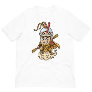 Monkey King Taiwan Bubble Tea Warrior T-Shirt