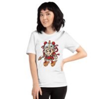 Nezha Taiwan Boba Bubble Tea Warrior T-Shirt