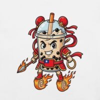Nezha Taiwan Boba Bubble Tea Warrior T-Shirt