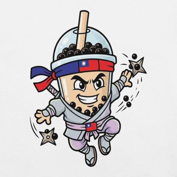 Taiwan Boba Ninja Warrior T-Shirt | Taiwan Pride - 11 Taiwan Boba Ninja Warrior T-Shirt | Taiwan Pride