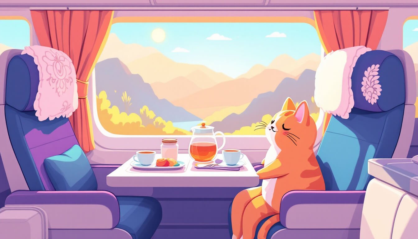Taiwan HSR business class carriage interior