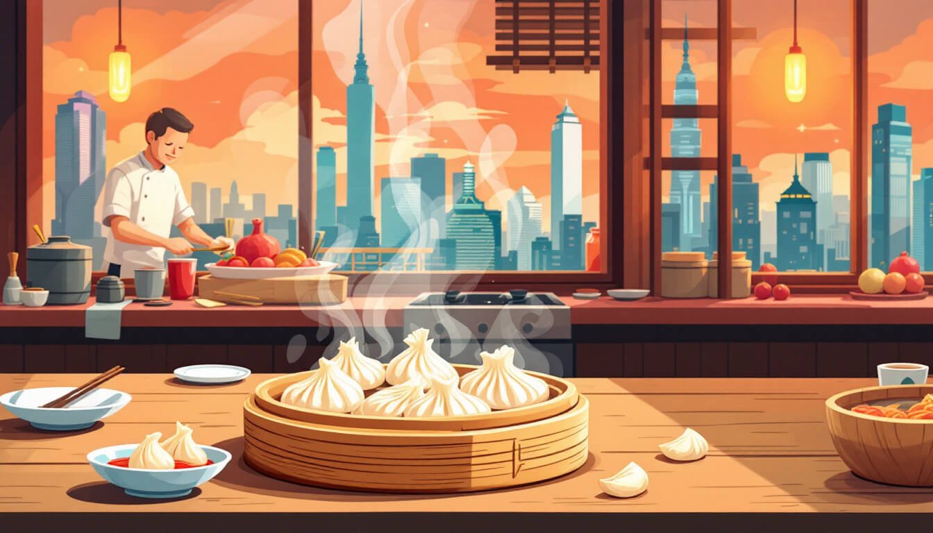 xinyi taipei din tai fung xiaolongbao dumplings food scene