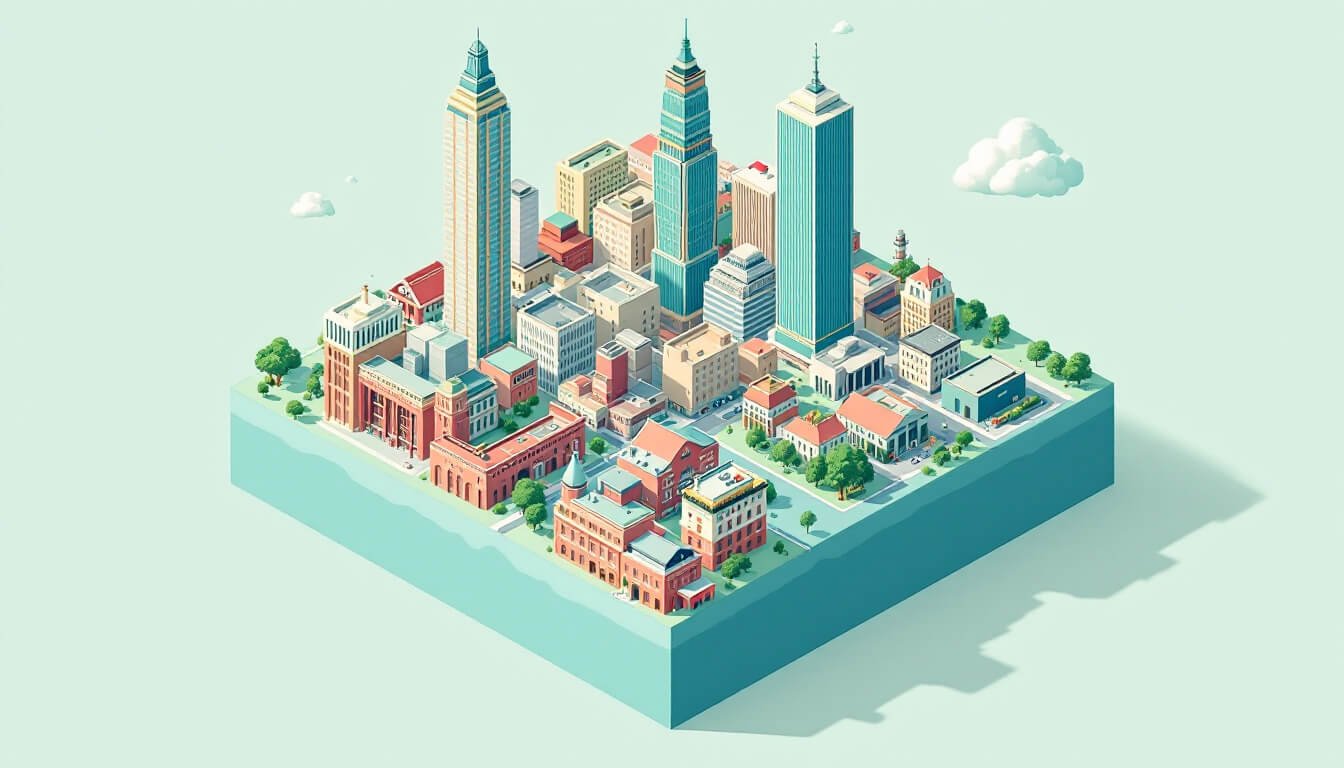 xinyi taipei three district layers illustration