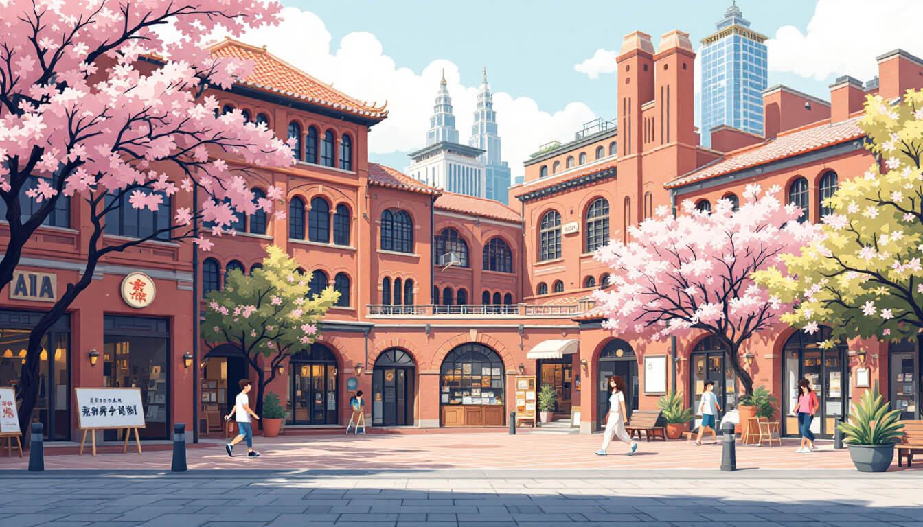 songshan cultural creative park japanese tobacco factory xinyi taipei