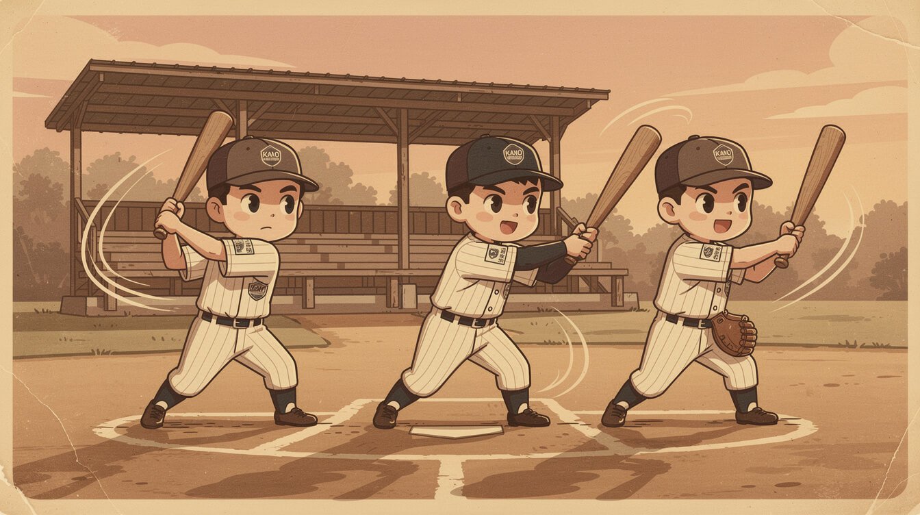 1931年KANO Chiayi Nogyo棒球隊插圖