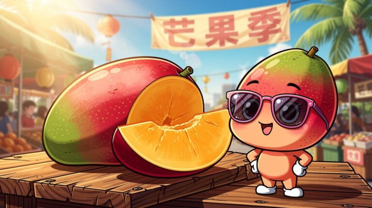 Taiwan Aiwen Mango (愛文芒果): The Ruby-Red Ruler of Taiwan’s August Fruit Season