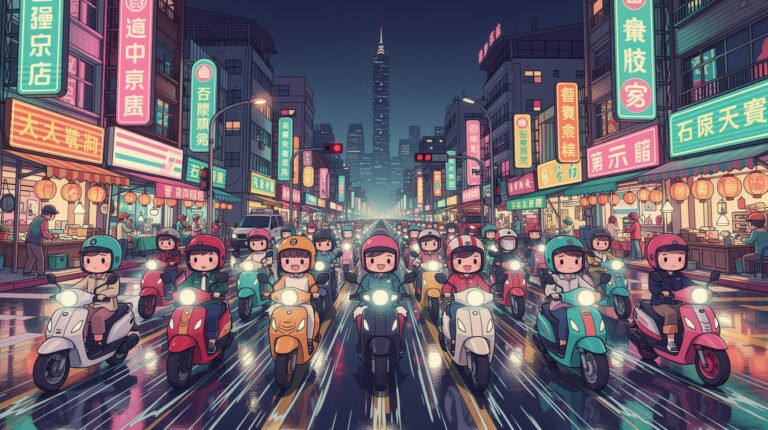 Did You Know? Taiwan Has 14 Million Scooters — And a Left-Turn Rule Nobody Warns You About