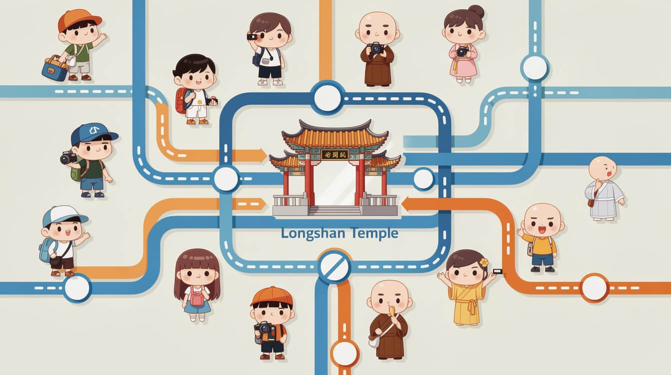 Longshan Temple visitor guide MRT hours etiquette Taipei