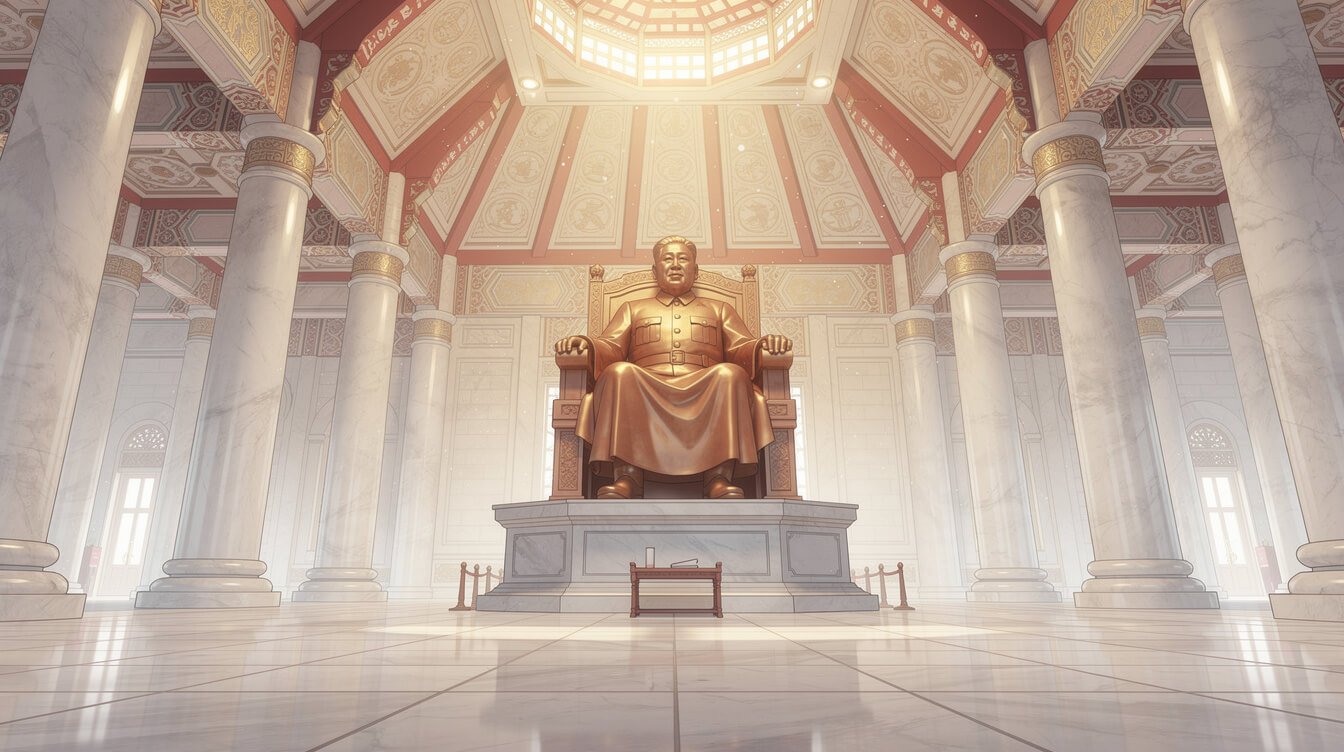 taipei chiang kai shek memorial hall bronze statue interior