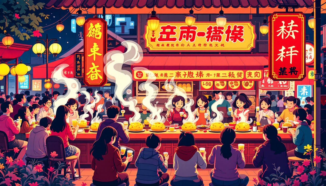 things to do in taipei night market food stalls