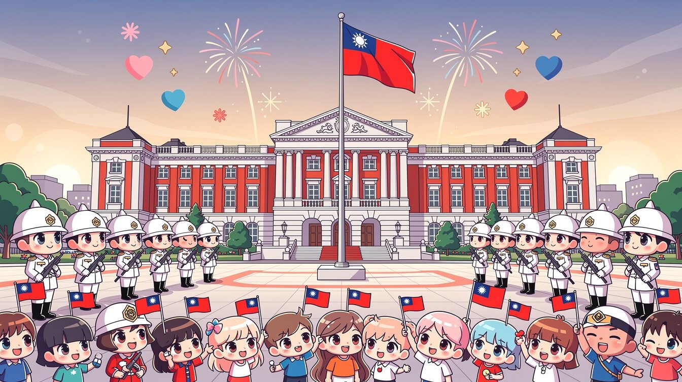 taiwan national day flag raising ceremony 2026