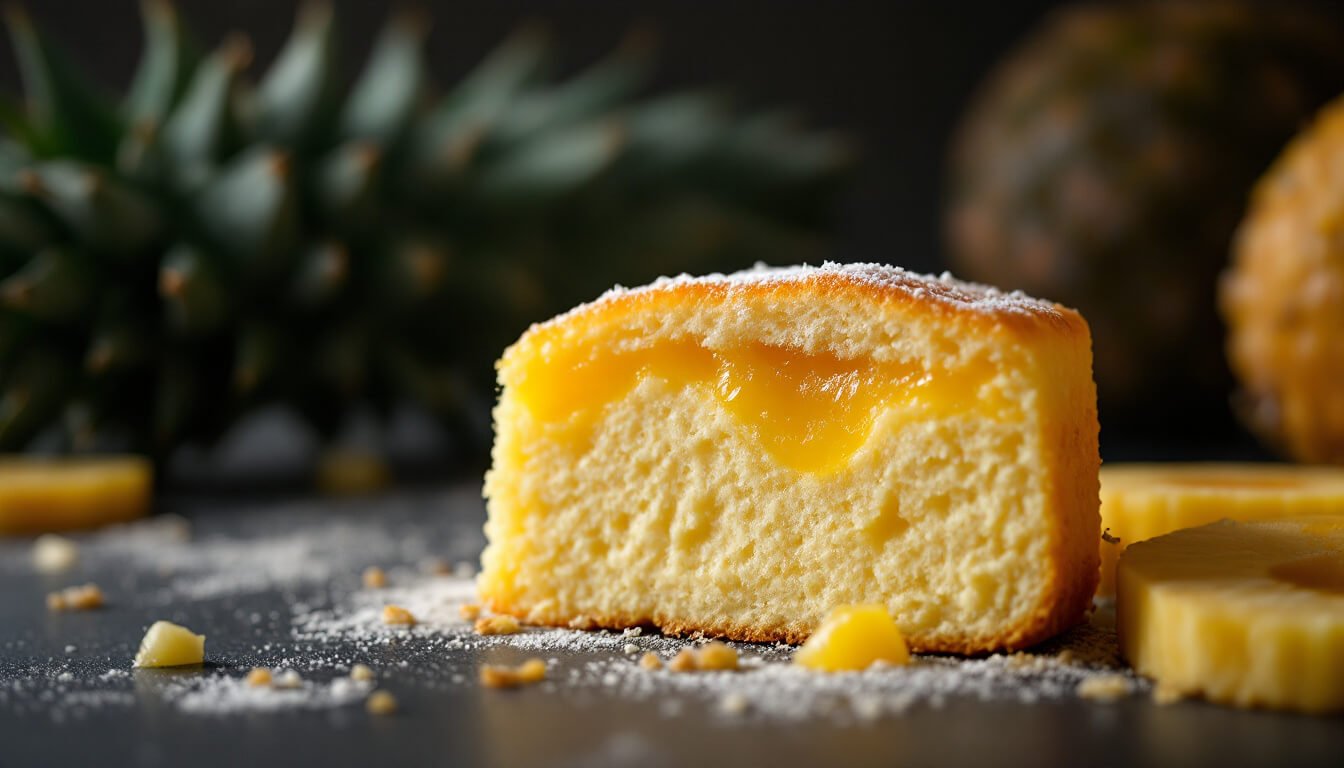 taiwan pineapple cake filling cross section pineapple winter melon