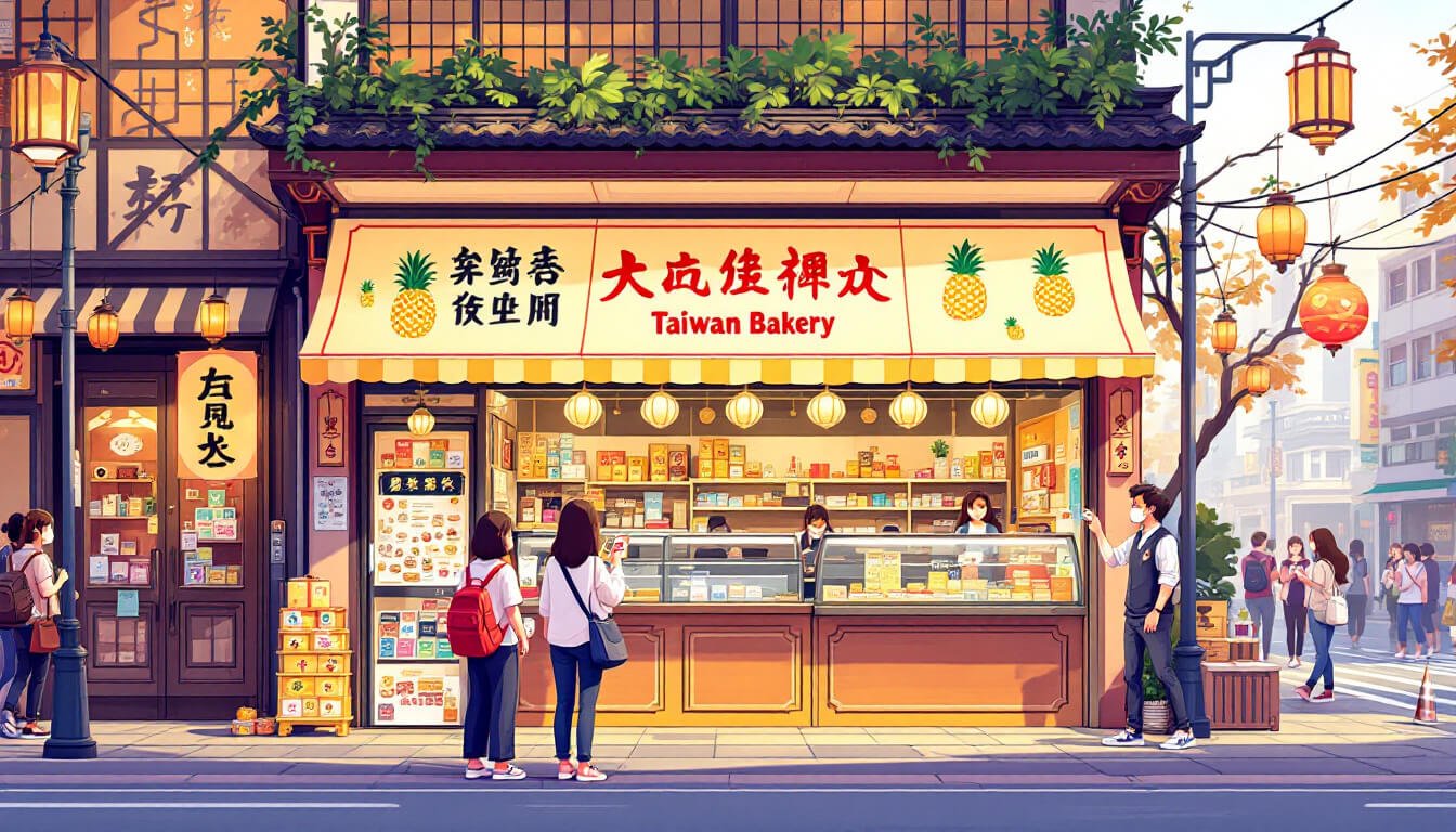 where to buy taiwan pineapple cake in taipei taichung airport