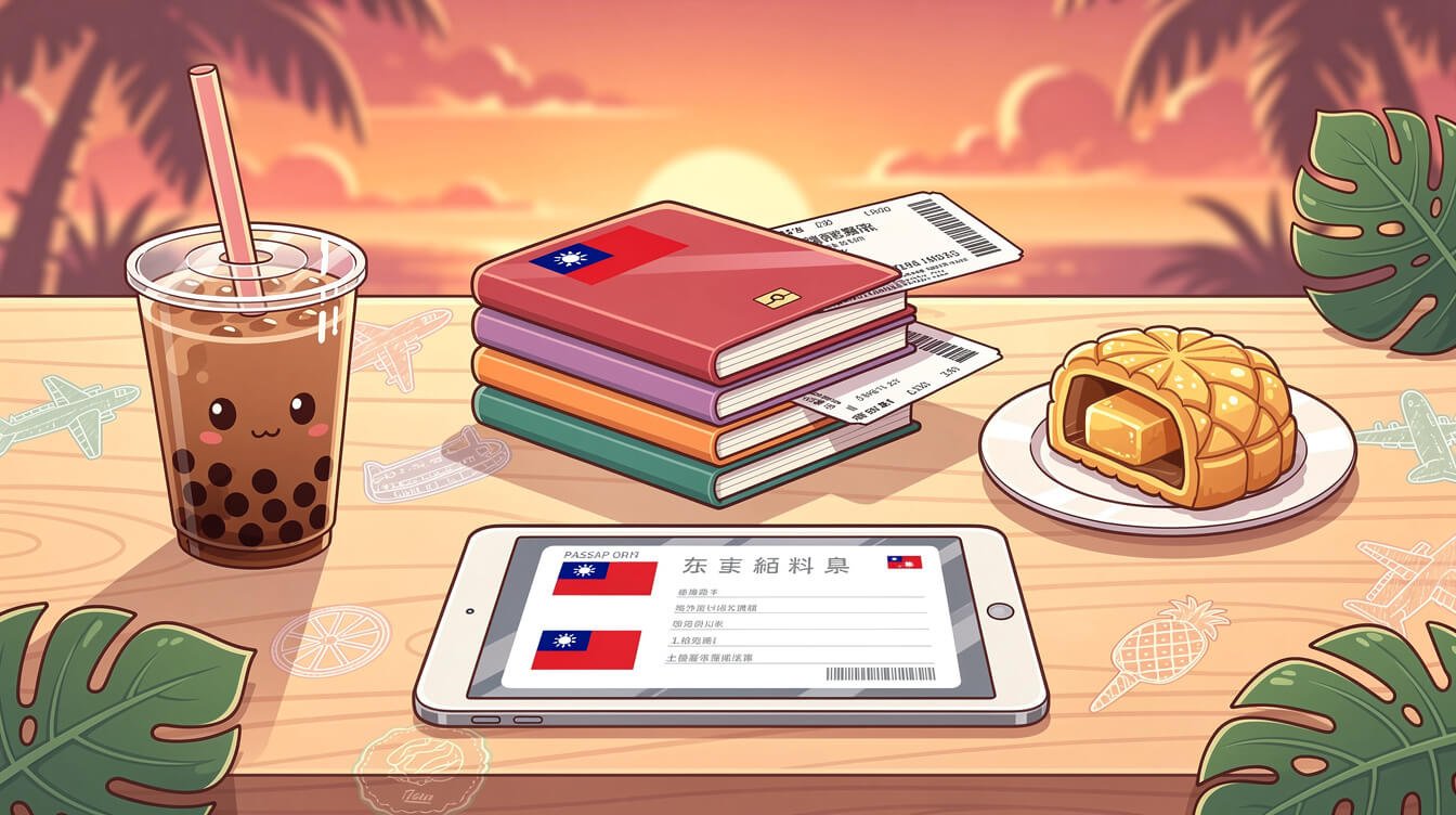 Taiwan trip entry requirements passport and digital arrival card