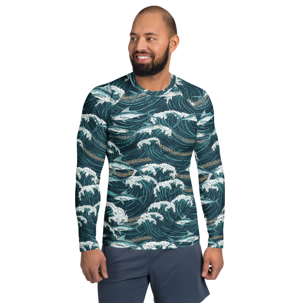 Kuroshio Flying Fish Tao Orchid Island Men's Rash Guard