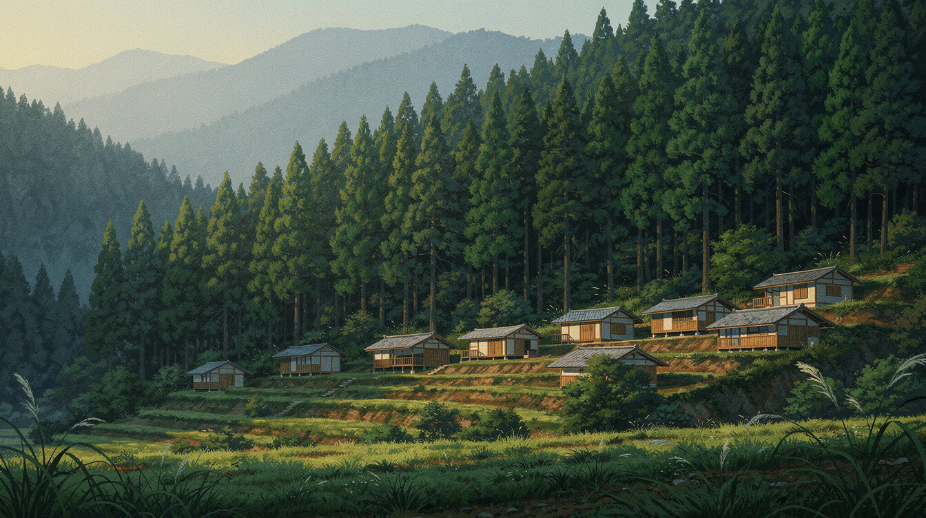 Taiwan indigenous mountain village in the central highlands