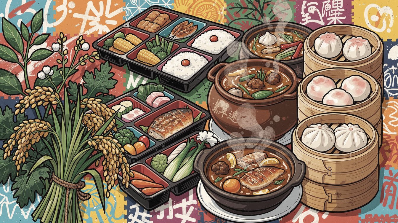 Taiwan food culture history indigenous Japanese Chinese influences