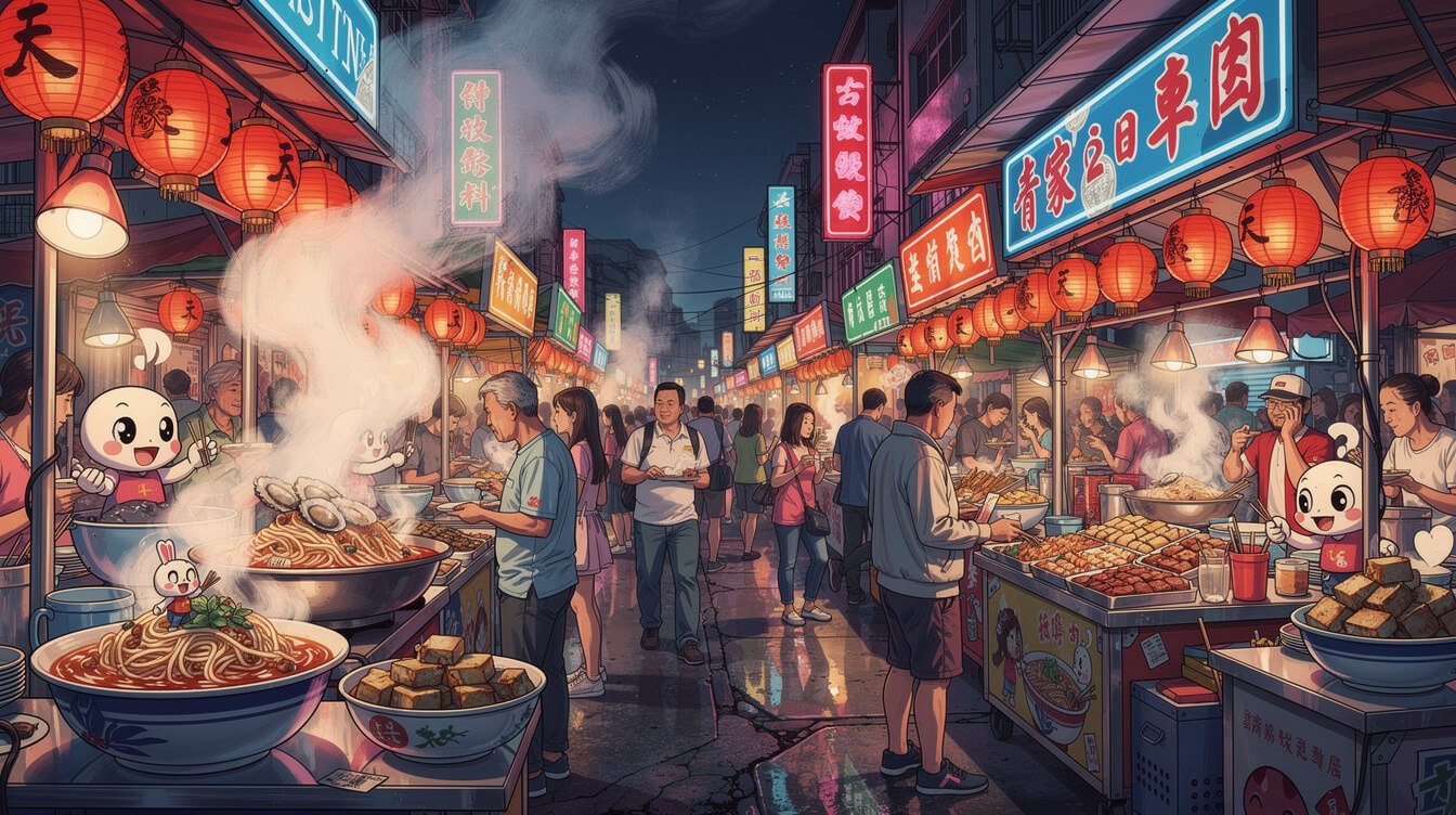Taiwan night market food culture beyond michelin