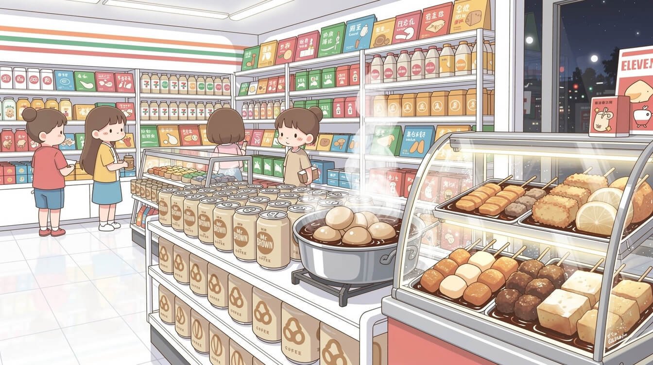 taiwan convenience store snacks 7-eleven mr brown coffee