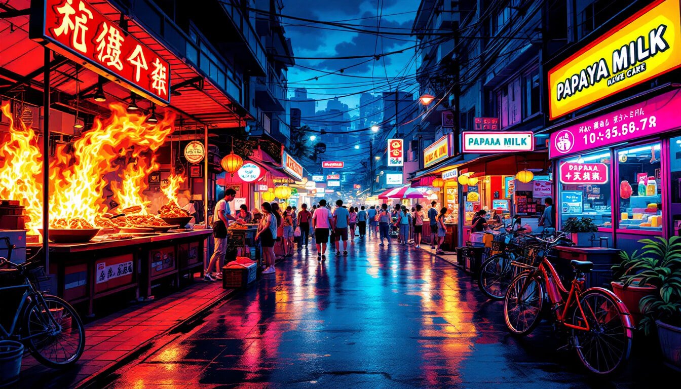 Kaohsiung Liuhe Night Market street food Taiwan