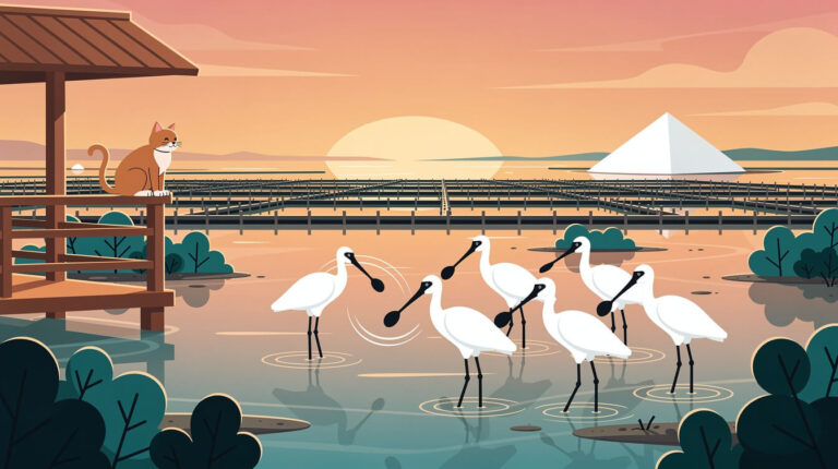 Did You Know? Most of the World’s Black-Faced Spoonbills Spend Winter in Taiwan