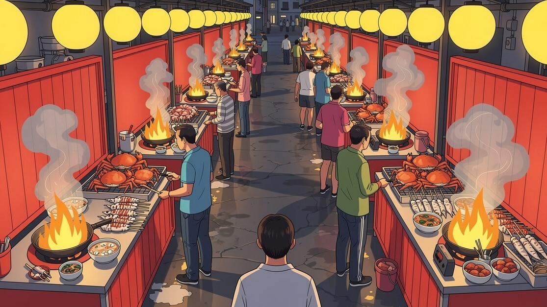 keelung miaokou night market